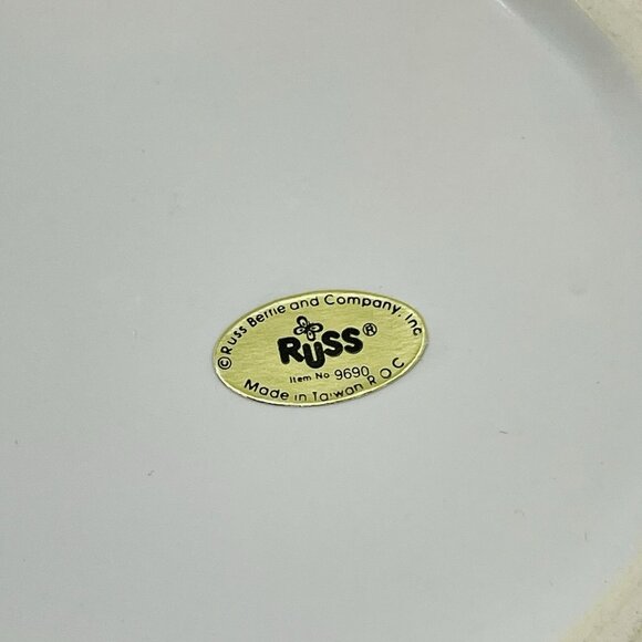 Vintage Russ Christmas Teapot Pot Jug Jar Pitcher Village Town Snow Winter 9690 - Picture 10 of 12